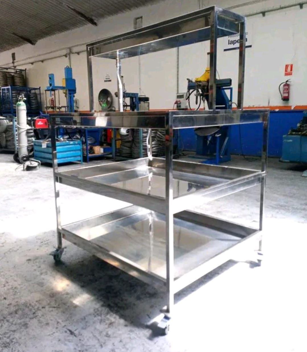 Estantería para Comercio Inox 316 Pulido